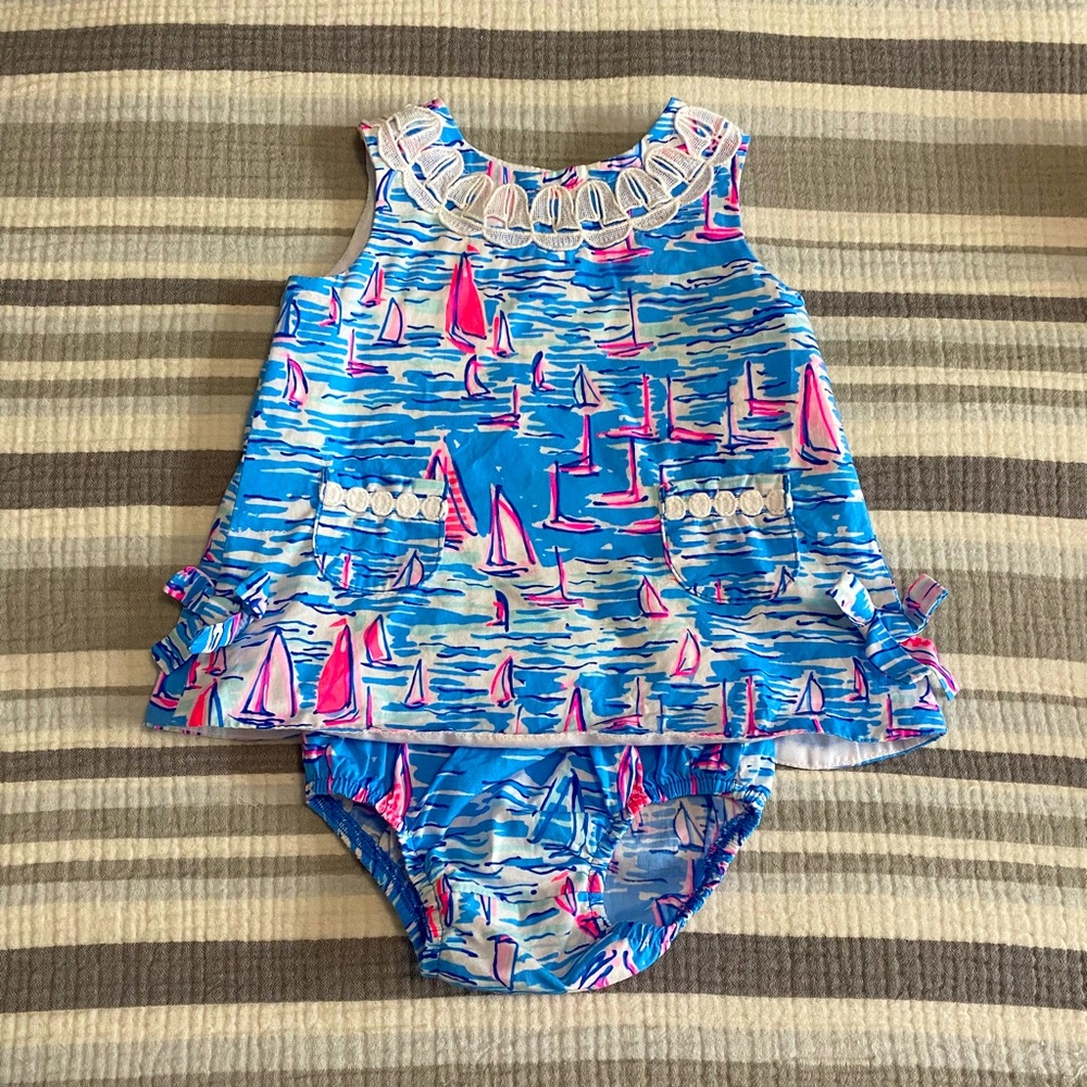 Lilly Pulitzer Boatylicious Baby Shift Dress